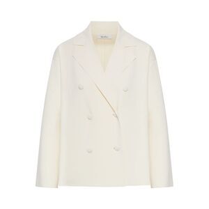 Max Mara Pure Women Double-Breasted Viscose Crepe Jacket